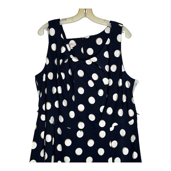 Dressbarn Polka Dot Dress with Belt nwt size 22W - Picture 2 of 8